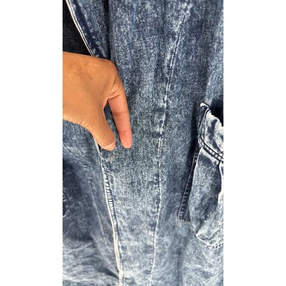 1980s Vintage Acid Washed Jean Duster from PG Collections western NFR streetwear - Picture 7 of 9